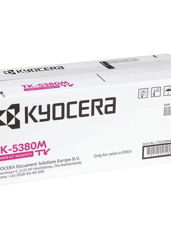 Картридж лазерный Kyocera TK-5380M 1T02Z0BNL0 пурпурный (10000стр.) для Kyocera PA4000cx/MA4000cix/MA4000cifx