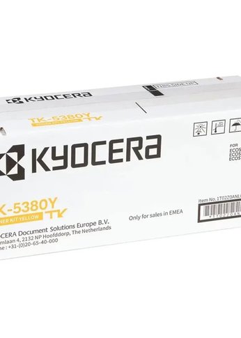 Картридж лазерный Kyocera TK-5380Y 1T02Z0ANL0 желтый (10000стр.) для Kyocera PA4000cx/MA4000cix/MA4000cifx