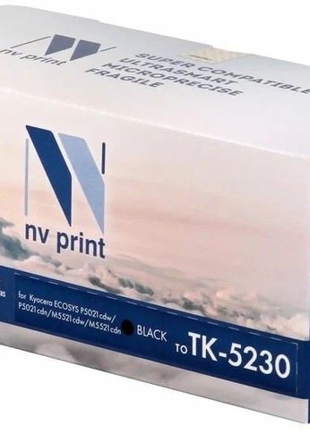 Картридж лазерный NVPrint TK-5230Bk для Kyocera P5021cdn/M5521cdn, Bk, 2,6K