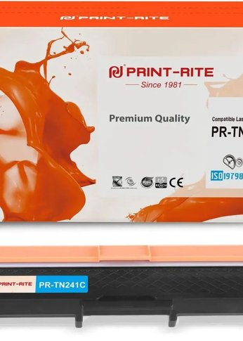 Картридж лазерный Print-Rite TFB684CPU1J PR-TN241C TN-241C голубой (1400стр.) для Brother HL-3170CDW