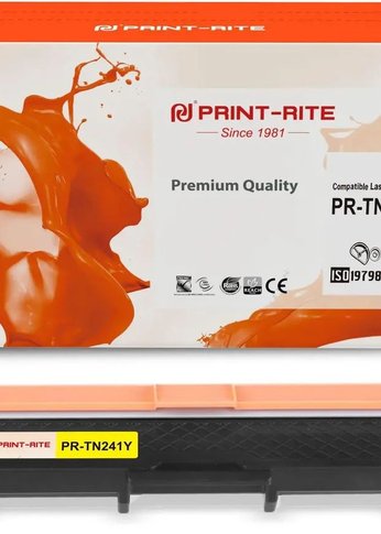 Картридж лазерный Print-Rite TFB686YPU1J PR-TN241Y TN-241Y желтый (1400стр.) для Brother HL-3170CDW