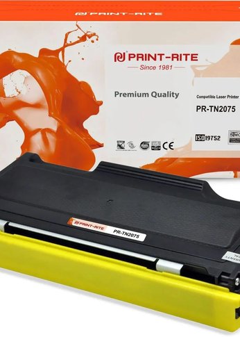 Картридж лазерный Print-Rite TFB697BPU1J PR-TN2075 TN-2075 черный (2500стр.) для Brother DCP-7010/7010R/7020/7025/7025R/FAX-2820/2825/2825R/2920/2920