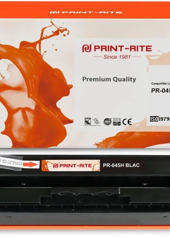 Картридж лазерный Print-Rite TFC447BPU1J PR-045H BLACK 045H Black черный (2800стр.) для Canon LBP 611Cn/613Cdw/631Cn/633Cdw/635Cx