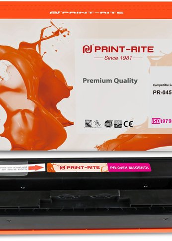 Картридж лазерный Print-Rite TFC449MPU1J PR-045H MAGENTA 045H Magenta пурпурный (2200стр.) для Canon LBP 611Cn/613Cdw/631Cn/633Cdw/635Cx