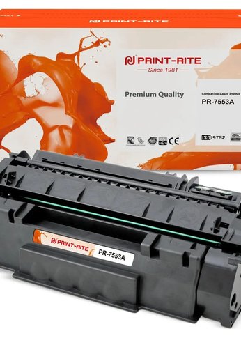 Картридж лазерный Print-Rite TFHA08BPU1J PR-7553A Q7553A черный (3000стр.) для HP P2014/P2015/M2727