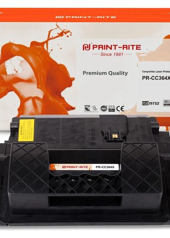 Картридж лазерный Print-Rite TFHA1KBPU1J PR-CC364X CC364X черный (24000стр.) для HP LJ P4015/P4515