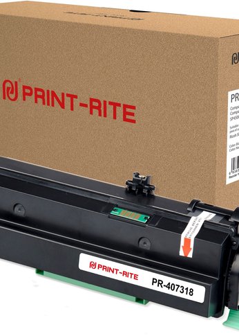 Картридж лазерный Print-Rite TFR735BPRJ PR-407318 407318 черный (12000стр.) для Ricoh Aficio SP 4510DN/SP 4510SF