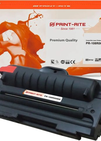 Картридж лазерный Print-Rite TFXA8OBPU1J PR-108R00909 PR108R00909 черный (2500стр.) для Xerox Phaser 3140/3155/3160