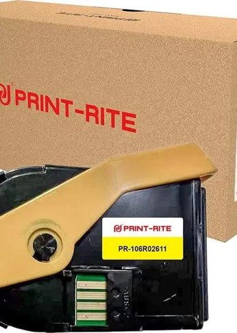 Картридж лазерный Print-Rite TFXAFYYPRA PR-106R02611 106R02611 желтый набор двойная упак. (9000стр.) для Xerox Phaser 7100