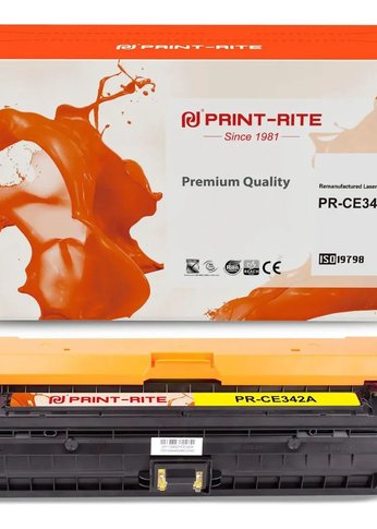 Картридж лазерный Print-Rite TRHE96YPU1J PR-CE342A CE342A желтый (16000стр.) для HP CLJ M775