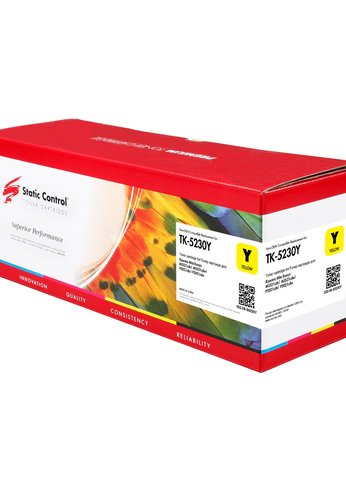 Картридж лазерный Static Control 002-08-S5230Y TK-5230Y желтый (2600стр.) для Kyocera Ecosys M5521cdn/M5521cdw/P5021cdn/P5021cdw