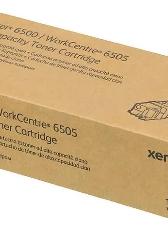 Картридж лазерный Xerox 106R01601 голубой (2500стр.) для Xerox Ph 6500/WC 6505