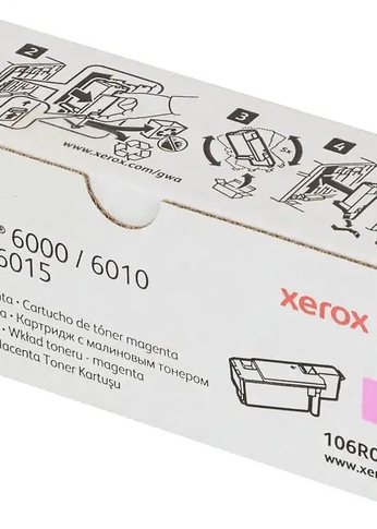 Картридж лазерный Xerox 106R01632 пурпурный (1000стр.) для Xerox Ph 6000/6010N/WC 6015