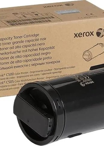 Картридж лазерный Xerox 106R03887 черный (12100стр.) для Xerox для VersaLink C500/C500DN/C500N/C505/C505S/C505X черный