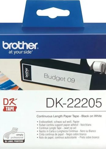 Картридж ленточный Brother DK22205 для Brother QL-570