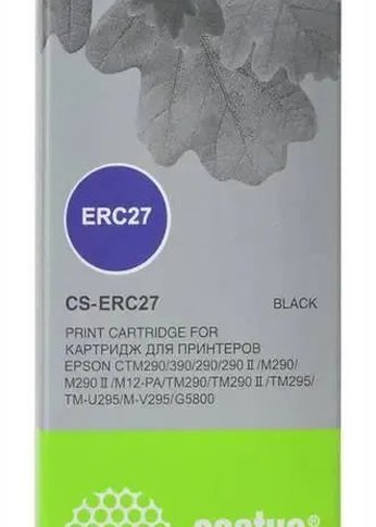 Картридж ленточный Cactus CS-ERC27 черный для Epson ERC 27