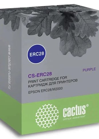 Картридж ленточный Cactus CS-ERC28 фиолетовый для Epson ERC28/M2000