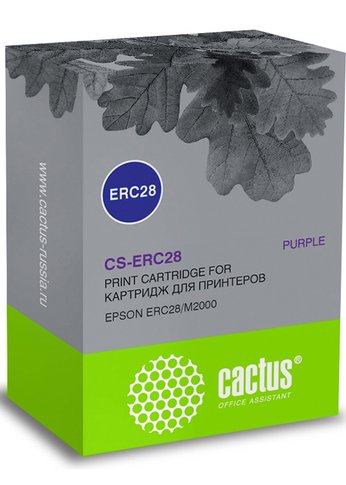 Картридж ленточный Cactus CS-ERC28 фиолетовый для Epson ERC28/M2000