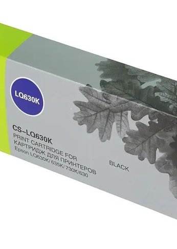 Картридж ленточный Cactus CS-LQ630 черный для Epson LQ-630K/635K/730K