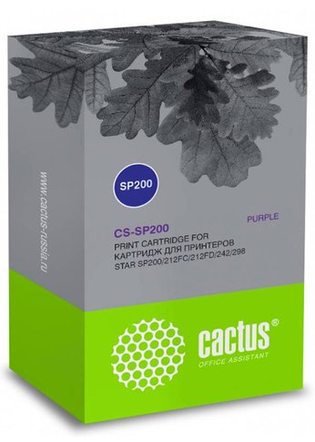 Картридж матричный Cactus CS-SP200 фиолетовый для Star SP200/212FC/212FD/242/298