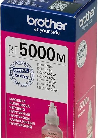 Картридж струйный Brother BT5000M пурпурный (5000стр.) для Brother DCP-T300/T500W/T700W