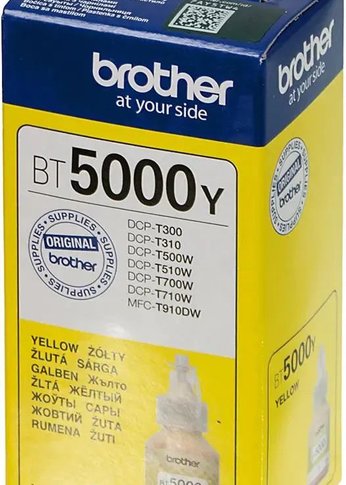 Картридж струйный Brother BT5000Y желтый (5000стр.) для Brother DCP-T300/T500W/T700W