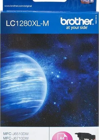 Картридж струйный Brother LC1280XLM пурпурный для Brother MFC-J6510DW/J69010DW