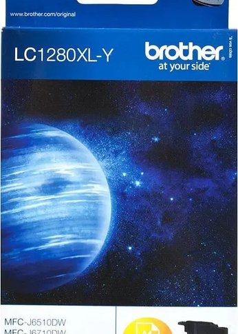 Картридж струйный Brother LC1280XLY желтый для Brother MFC-J6510DW/J69010DW