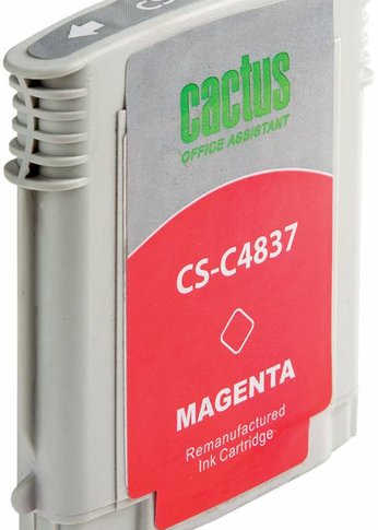 Картридж струйный Cactus CS-C4837 №11 пурпурный (29мл) для HP BIJ 1000/1100/1200/2200/2300/2600