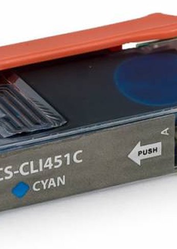 Картридж струйный Cactus CS-CLI451C голубой (10.2мл) для Canon MG6340/5440/IP7240