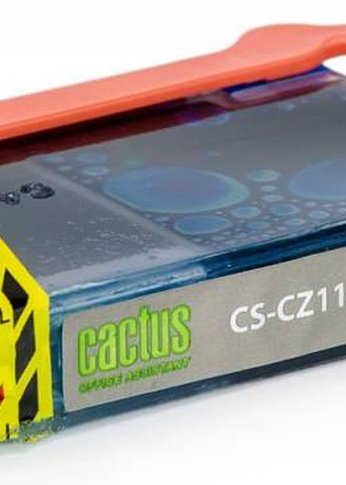 Картридж струйный Cactus CS-CZ110AE №655 голубой (14.6мл) для HP DJ IA 3525/5525/4525