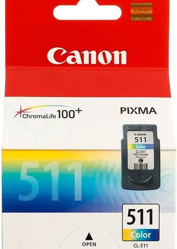 Картридж струйный Canon CL-511 2972B007/004/001 многоцветный для Canon MP240/MP260/MP480