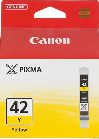 Картридж струйный Canon CLI-42Y 6387B001 желтый (284стр.) для Canon PRO-100