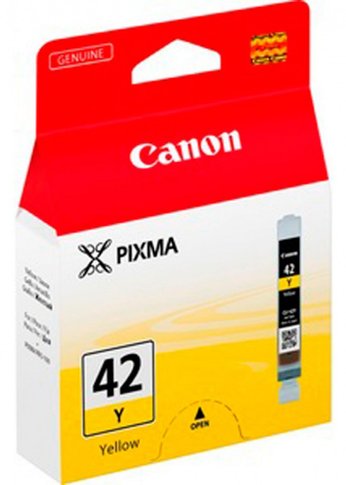 Картридж струйный Canon CLI-42Y 6387B001 желтый (284стр.) для Canon PRO-100