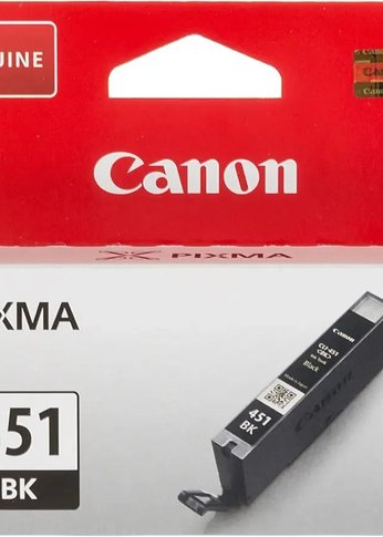 Картридж струйный Canon CLI-451BK 6523B001 черный (337стр.) (7мл) для Canon Pixma iP7240/MG6340/MG5440