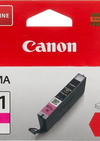 Картридж струйный Canon CLI-451XLM 6474B001 пурпурный для Canon Pixma iP7240/MG6340/MG5440