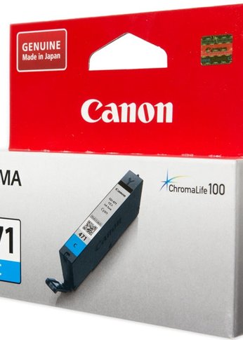 Картридж струйный Canon CLI-471C 0401C001 голубой для Canon Pixma MG5740/MG6840/MG7740