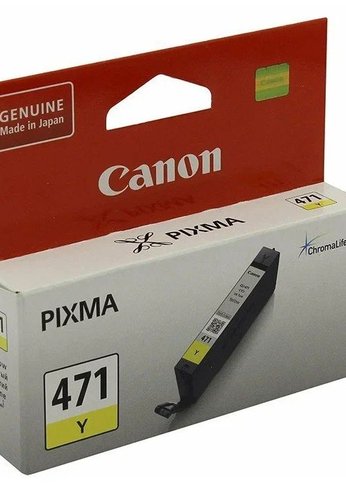 Картридж струйный Canon CLI-471Y 0403C001 желтый для Canon Pixma MG5740/MG6840/MG7740