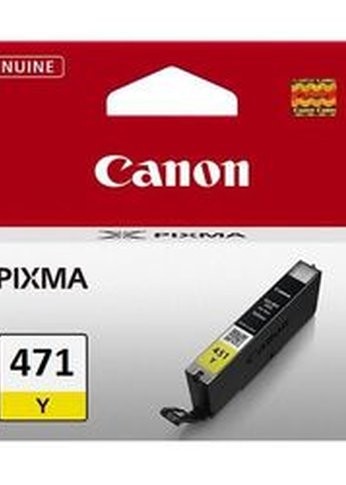 Картридж струйный Canon CLI-471Y 0403C001 желтый для Canon Pixma MG5740/MG6840/MG7740