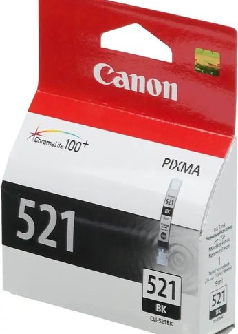 Картридж струйный Canon CLI-521BK 2933B004 черный для Canon iP3600/4600/MP540/620/630/980