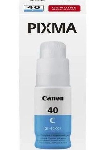 Картридж струйный Canon GI-40C 3400C001 для Canon Pixma G5040/G6040, голубой, 70 мл.