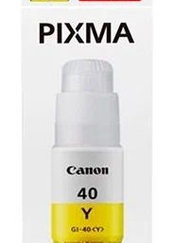 Картридж струйный Canon GI-40Y 3402C001 для Canon Pixma G5040/G6040, жёлтый 70 мл.