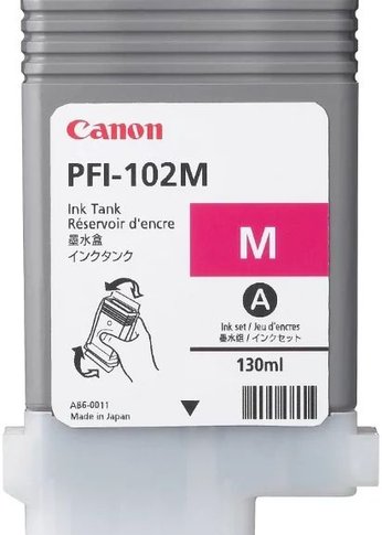 Картридж струйный Canon PFI-102M 0897B001 пурпурный для Canon iP F510/605/610