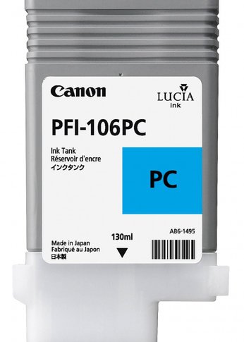 Картридж струйный Canon PFI-106PC 6625B001 фото голубой для Canon iPF6300S/6400/6450