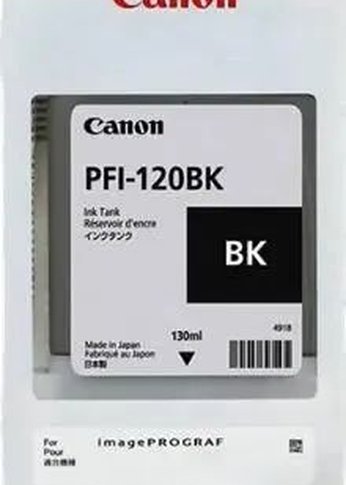 Картридж струйный Canon PFI-120 BK 2885C001 черный для Canon imagePROGRAF TM-200/205