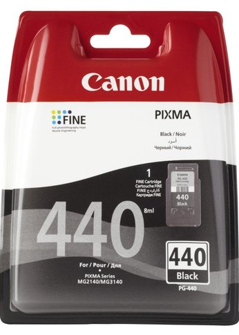 Картридж струйный Canon PG-440 5219B001 черный для Canon MG2140/3140