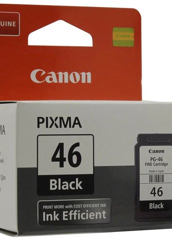 Картридж струйный Canon PG-46 9059B001 черный (15мл) для Canon Pixma E404/E464