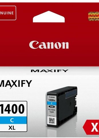 Картридж струйный Canon PGI-1400XLC 9202B001 голубой (1200стр.) для Canon Maxify МВ2040/2340