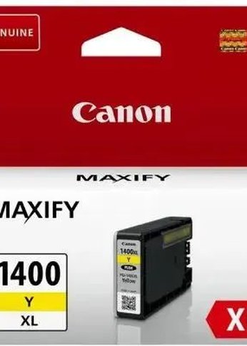 Картридж струйный Canon PGI-1400XLY 9204B001 желтый (1200мл) для Canon Maxify МВ2040/2340