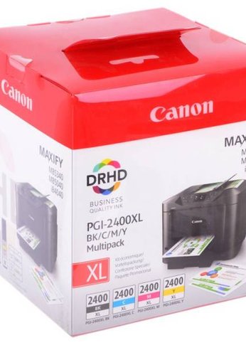 Картридж струйный Canon PGI-2400XL 9257B004 черный/голубой/пурпурный/желтый набор для Canon iB4040/МВ5040/5340